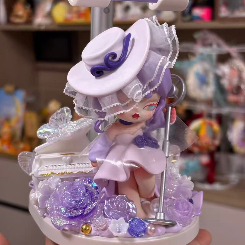 Cute Anime Girl Figure with Adjustable Phone Holder - Desktop Decor & Organizer, Unique Gift for Desk, Aesthetic Collectible - Artisan’s Reverie