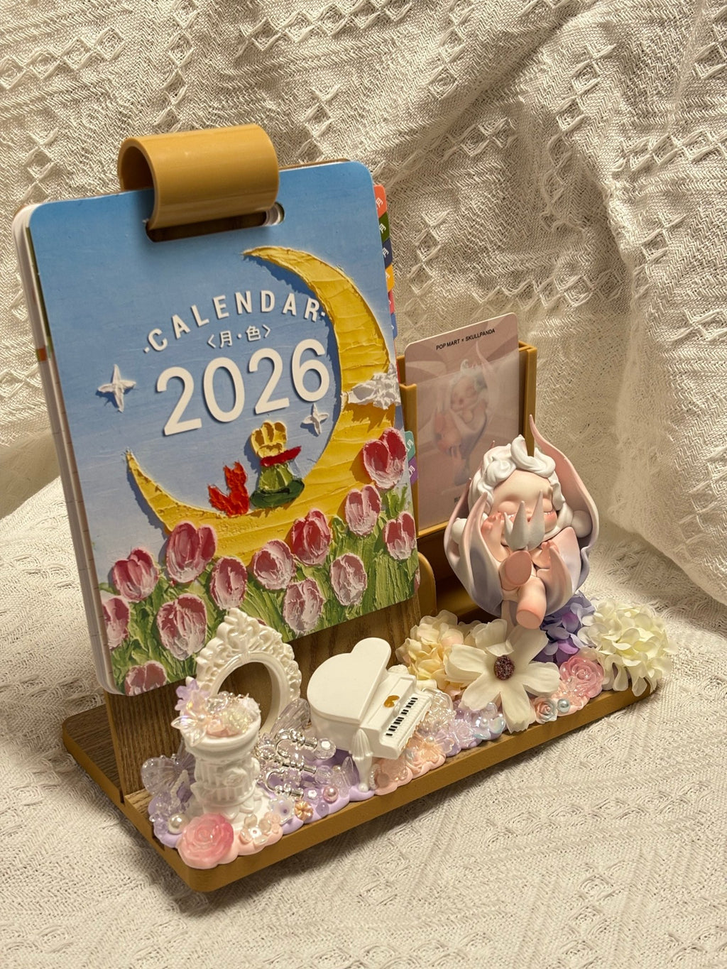 Dreamy 2026 Moonlight Fantasy Desk Calendar & Planner Set with - Soft Aesthetic Desktop Organizer - Artisan’s Reverie