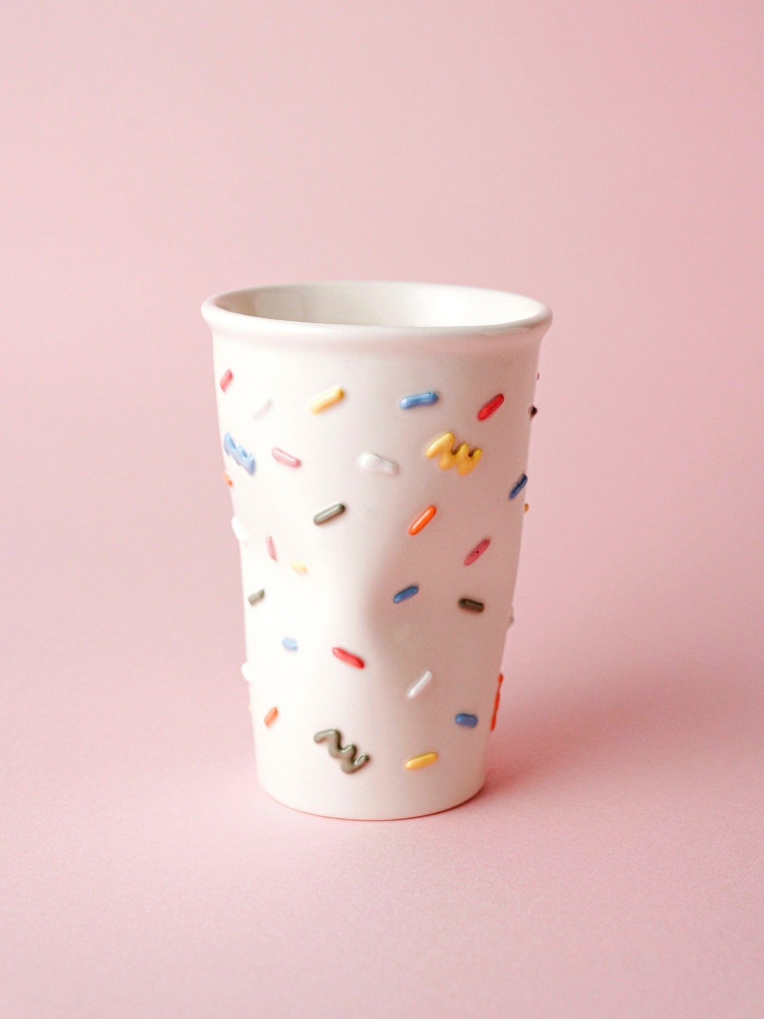 Ceramic Mug, Handmade Jingdezhen Ceramic Cup with 3D Sprinkles | Cute Coffee Mug, Collectible Art Mug & Unique Chinese Gift - Artisan’s Reverie